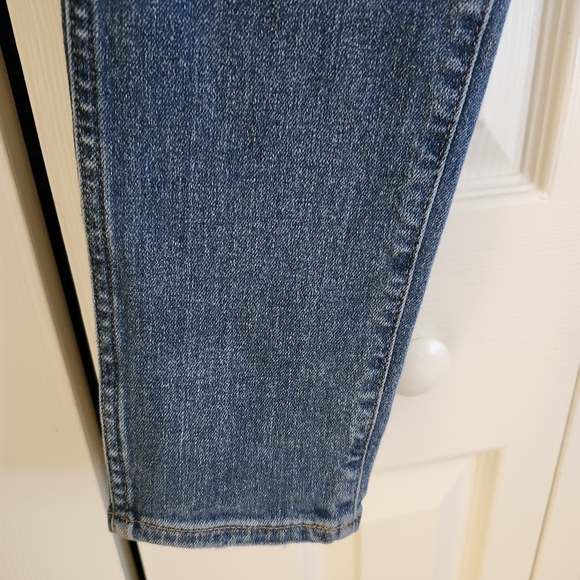 Madewell Womens Skinny Jeans 10" High-Rise Button-Front Blue Size 28 DENIM PANTS - Picture 5 of 16